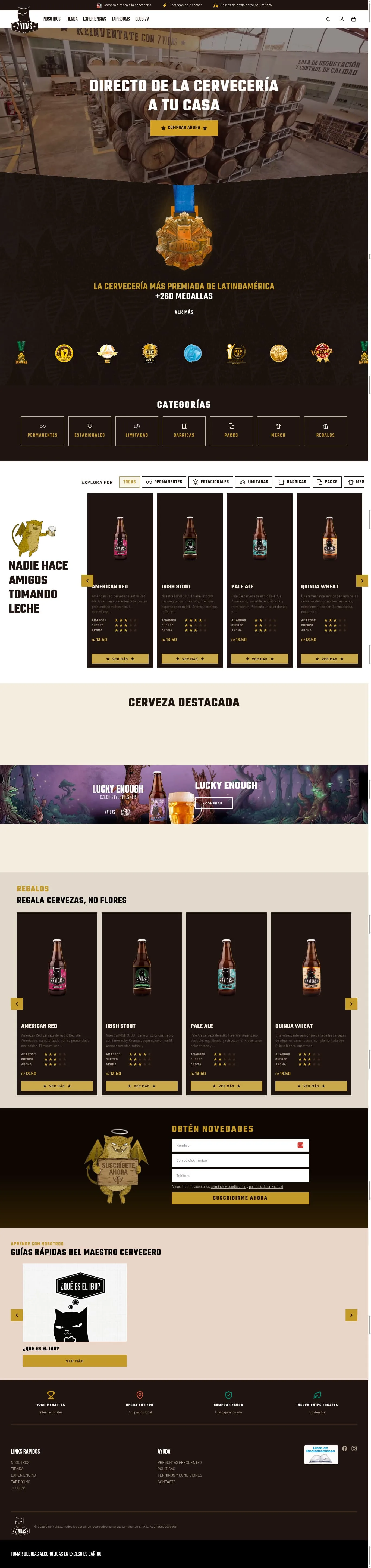 Diseño web del proyecto La Cervecería del Valle